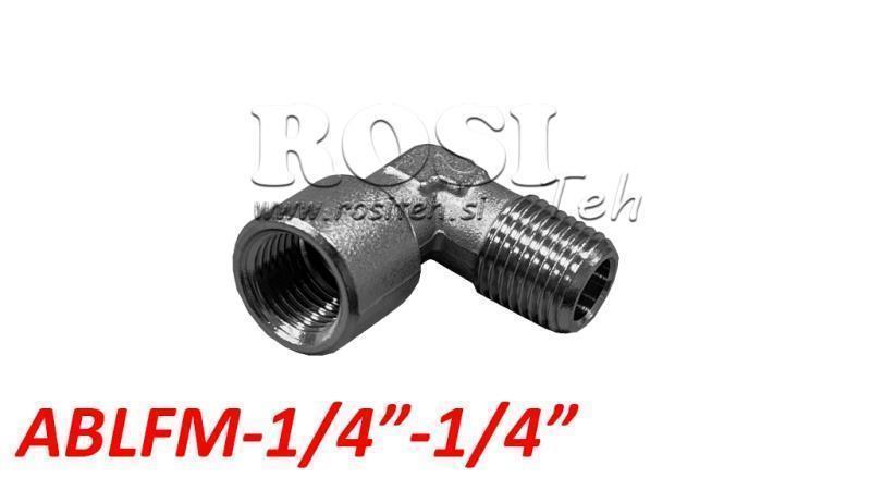 CONECTOR EN ÁNGULO CLÁSICO NEUMÁTICO ABLFM-014-014