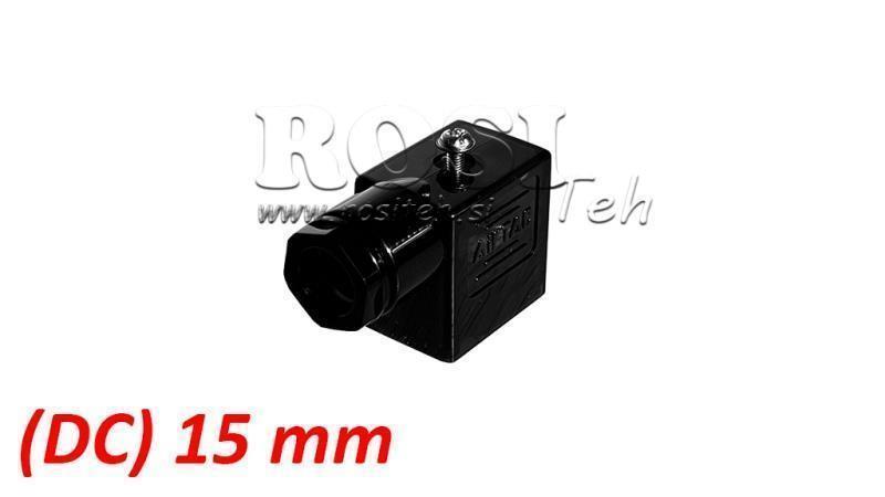 (15) LED ELEKTRICKÝ KONEKTOR DC PRO PNEUMATICKÝ VENTIL
