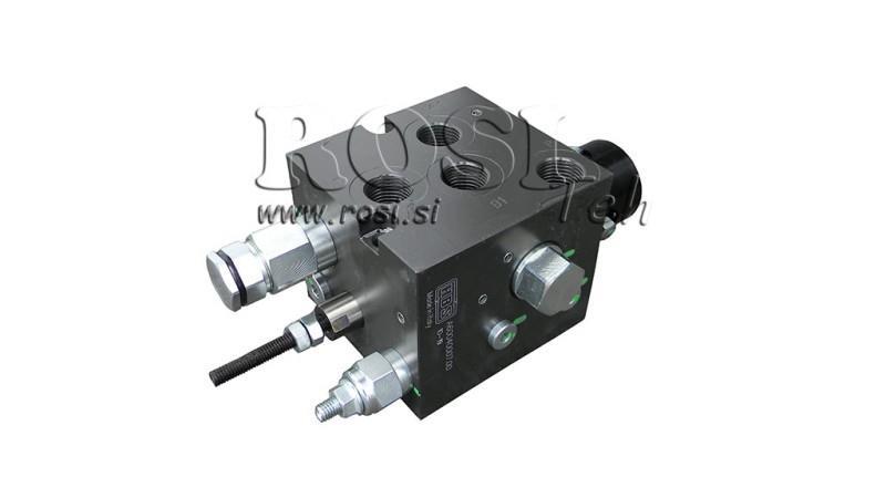 VALVOLA IDRAULICA PER PICCOLA CIPPATRICE A CUBO - AUTOSPEED 60 lit