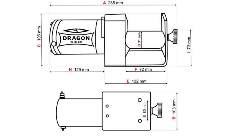 VERRICELLO ELETTRICO 12 V DWM 2000 ST - 907 kg
