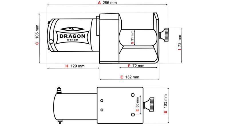 12 V VERRICELLO ELETTRICO DWM 2000 ST - 907 kg