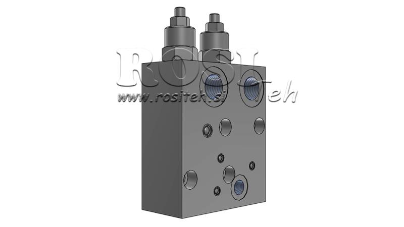 VÁLVULA PARA FRENOS HIDRÁULICOS DEL MOTOR HIDRÁULICO KPBR-250/1/D