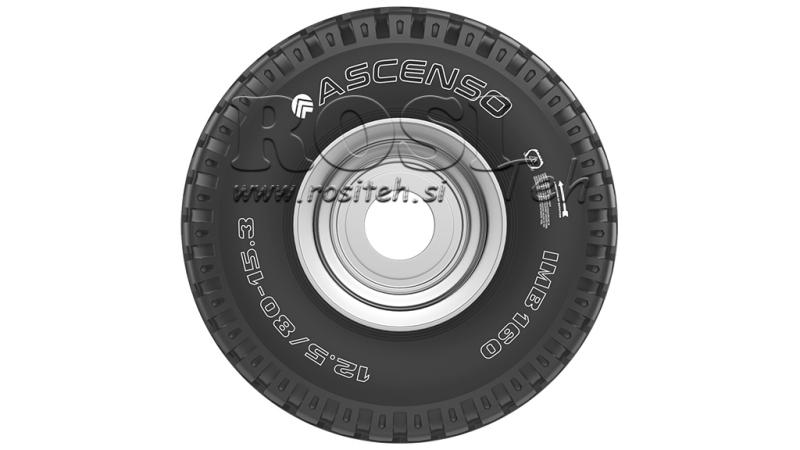 15.0/55-17 PNEUMATISCH AW909 14PL MET VELG 13,00X17