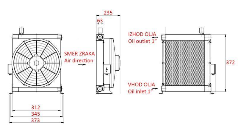 REFROIDISSEUR D'HUILE ÉCO DC 12V 30-140 LIT