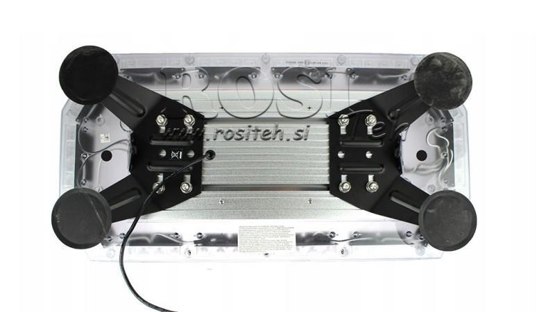 LED MAGNETISCHES STROBE ROTIERENDES LICHT 56 LED 156W 12V-24V