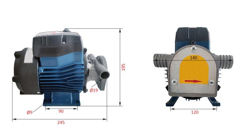 ELEKTRICKÉ ČERPADLO 230V AC -1- 50 lit/min (3000 l/h)