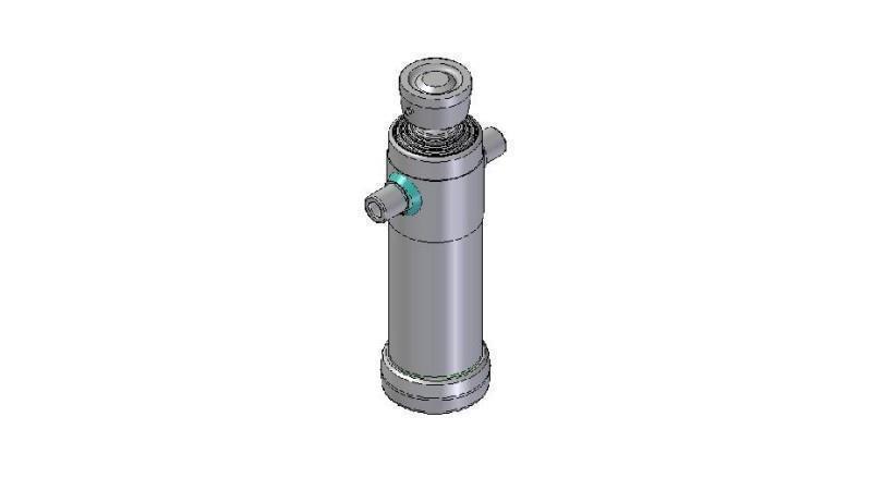 3046S -TELESCOPIC ZYLINDER STANDARD/KUGEL 4 STUFEN HUB 1290 DURCHMESSER 124
