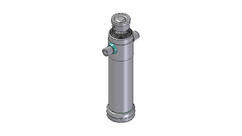 3048S -TELESCOPIC ZYLINDER STANDARD/KUGEL 4 STUFEN HUB 1710 DURCHMESSER 124