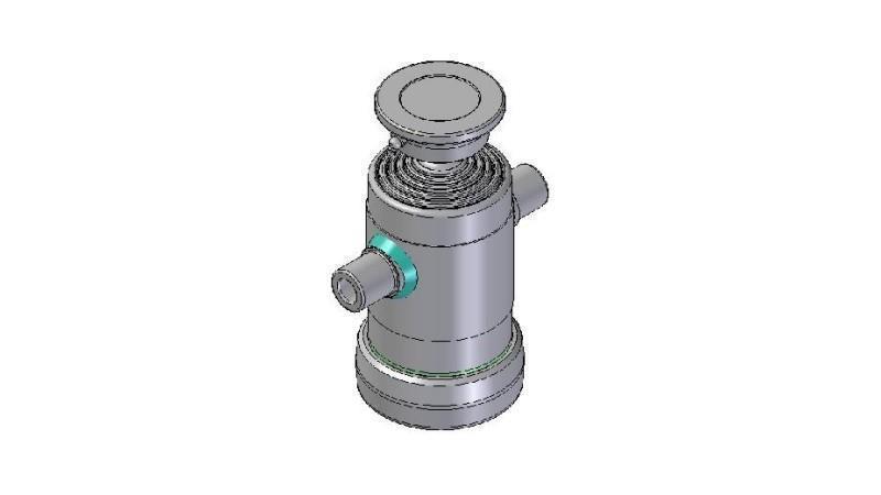 3050S -KIPPZYLINDER STANDARD/KUGEL 5 STUFEN HUB 690 FI 124