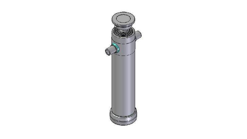 3068S -CYLINDER TELESCOPICZNY STANDARD/BALL 4 ETAPY SKOK 1710 ŚREDNICA 112