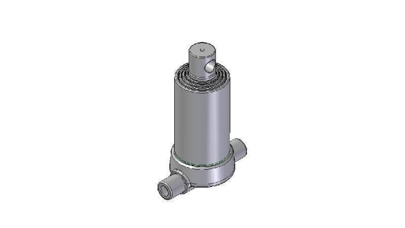 3541F -TELESCOPIC ZYLINDER UNTERE – LOCH 4 GRAD HUB 670 FI 124