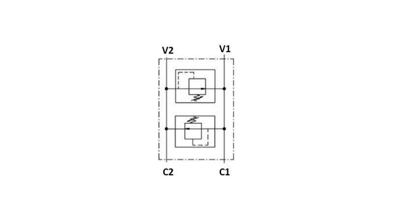 Regulator de presiune hidraulică 30-210 BAR pentru hidromotor MS