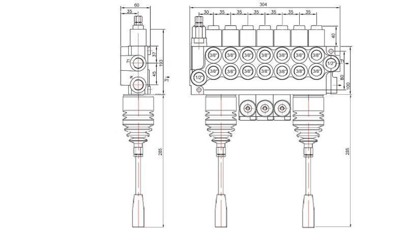 ZAWÓR HID. 7xP40   2x JOYSTICK
