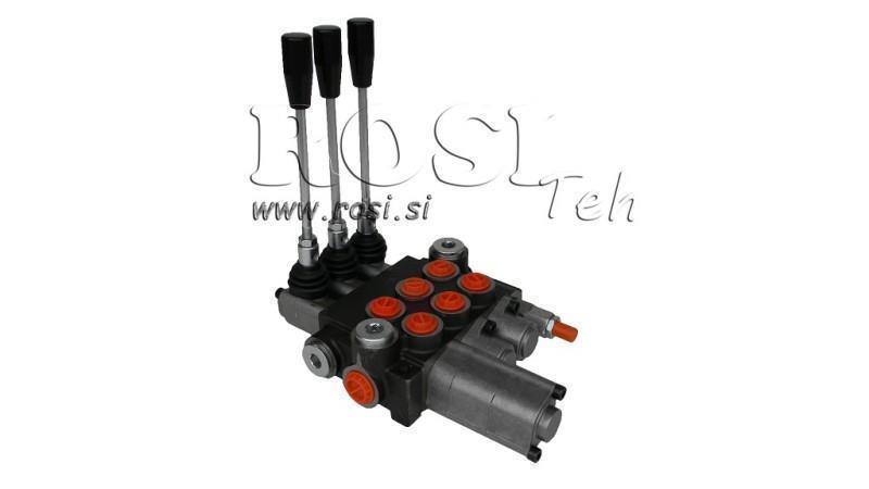 HYDRAULISCHE KLEP 3xP40 VLOEIENDE