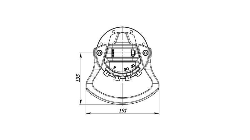 HYDRAULIC ROTATOR 1000/500 KG WITH SHAFT