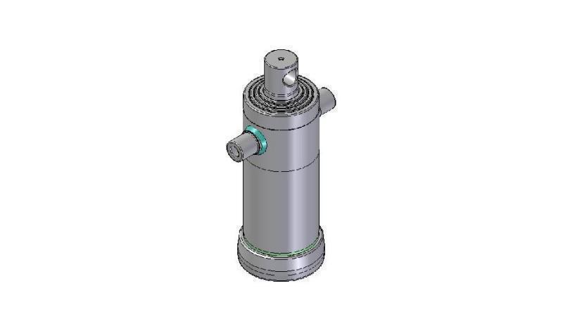 4042F -TELESKOPSKI CILINDER STANDARD/LUKNJA 4 STOPNJE HOD 1220 FI 152