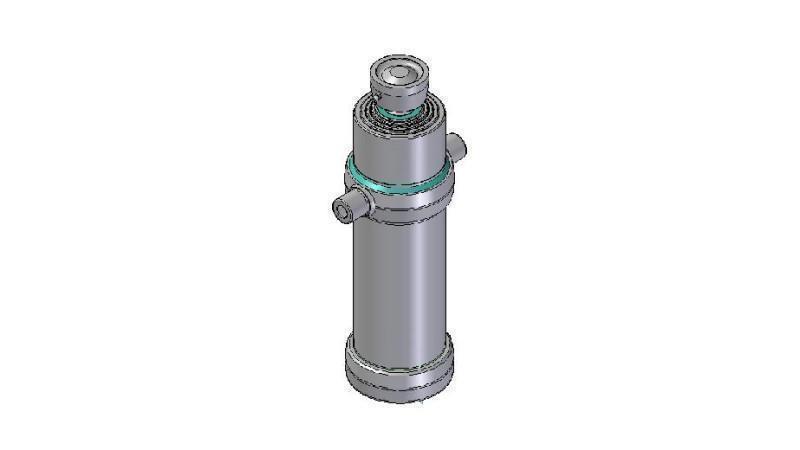 4047S - TELESCOPIC CYLINDER STANDARD/BALL 4 STAGES STROKE 1970 DIAMETER 170