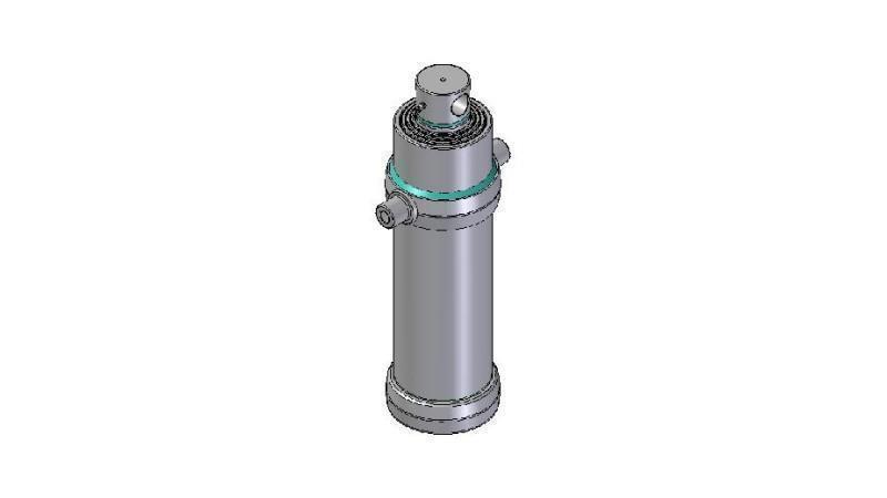 4084F -TELESKOPZYLINDER STANDARD/LOCH 4 STUFEN HUB 2190 FI 190