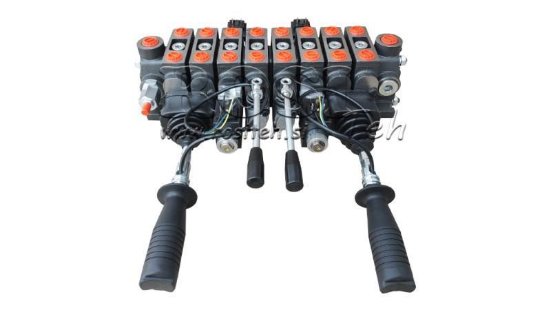 HIDRAULINIS VOŽTUVAS HIAB 8xPC70 2x JOYSTIKAS - ELEKTRINIS VALDYMAS 12V