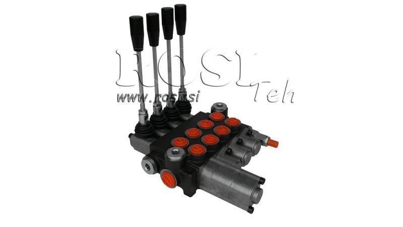 HYDRAULISCHE KLEP 4xP40 VLOEIENDE