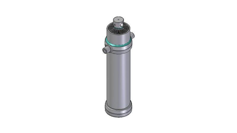 5012F -CILINDRU TELESCOPIC STANDARD/GAURĂ 5 ETAPE CURS 2740 FI 190