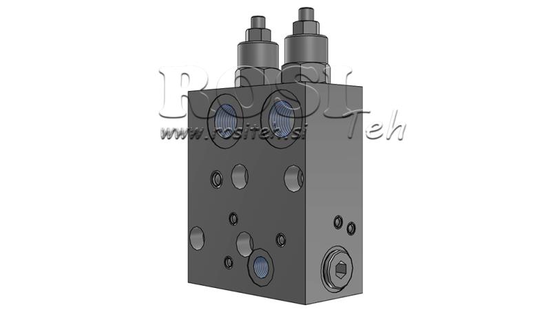 VÁLVULA PARA FRENOS HIDRÁULICOS DEL MOTOR HIDRÁULICO KPBR-250/1/D