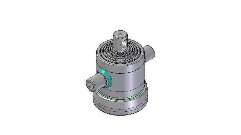 6005F -CYLINDER TELESCOPOWY STANDARD/OTWÓR 6 STOPNI SKOKU 690 FI 152