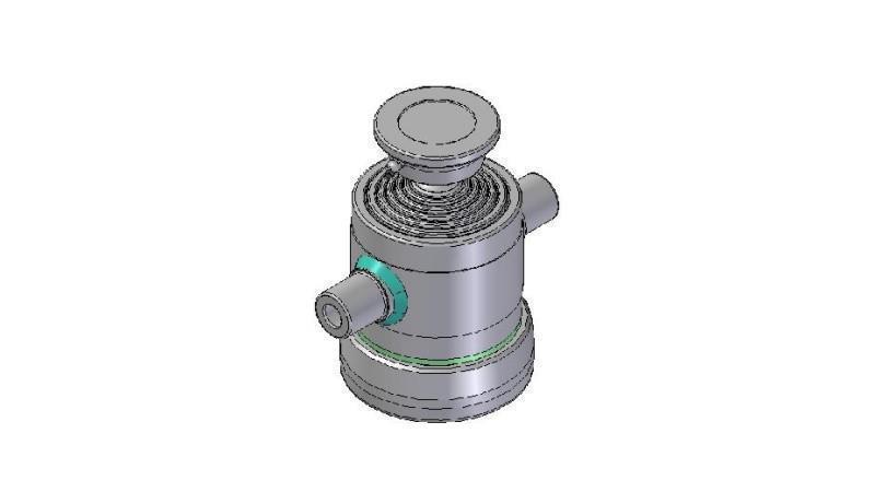 6005S -KIPPZYLINDER STANDARD/KUGEL 6 STUFEN HUB 690 FI 152