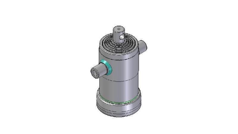6007F -TELESCOPIC CYLINDER STANDARD/HOLE 6 STAGES STROKE 1180 FI 152