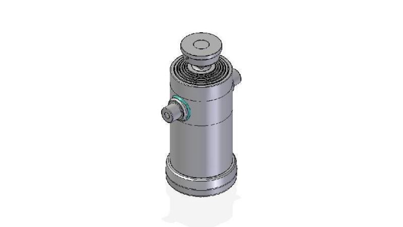 6036S -TELESCOPIC CYLINDER STANDARD/BALL 6 STAGES STROKE 2565 DIAMETER 270