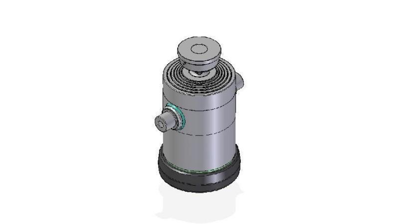 6084S -TELESCOPISK CYLINDER STANDARD/BALL 6 STEG SLAG 1960 DIAMETER 300
