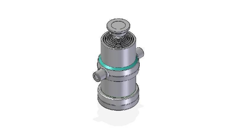 7008S -TELESCOPIC CYLINDER STANDARD/BALL 7 STUFEN HUB 1815 DURCHMESSER 170