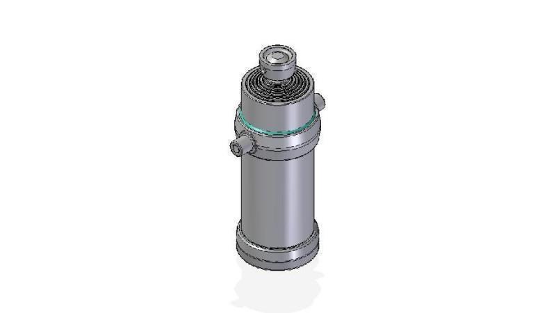 7055S -TELESCOPICKÝ CYLINDR STANDARD/KULIČKA 7 STUPŇŮ ZDVIH 3395 PRŮMĚR 215