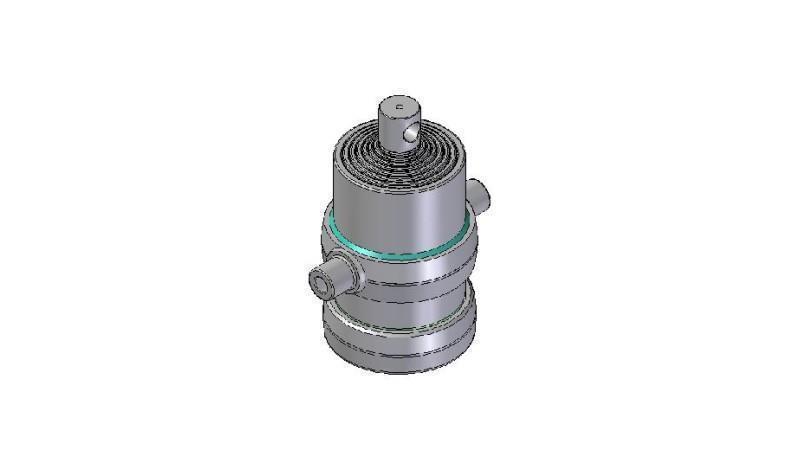 8002F -TELESCOPIC ZYLINDER STANDARD/LOCH 8 STUFEN HUB 1540 DURCHMESSER 190