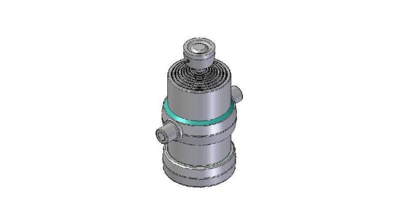 8004S -TELESCOPISK CYLINDER STANDARD/BOLL 8 STEG RESA 1940 DIAMETER 190