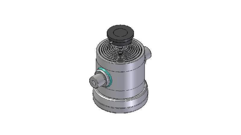 9030S -TELESCOPIC ZYLINDER STANDARD/KUGEL 9 STUFEN HUB 2077 DURCHMESSER 270