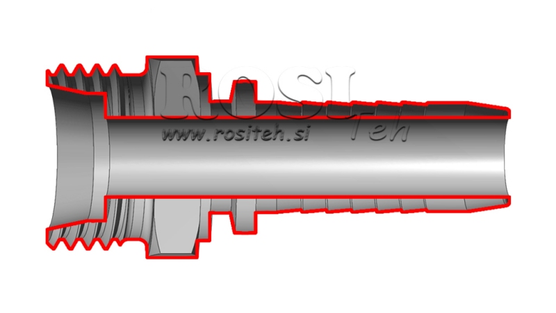 HYDRAULISCHER ANSCHLUSS CES 38 S MÄNNLICH DN31-M52x2