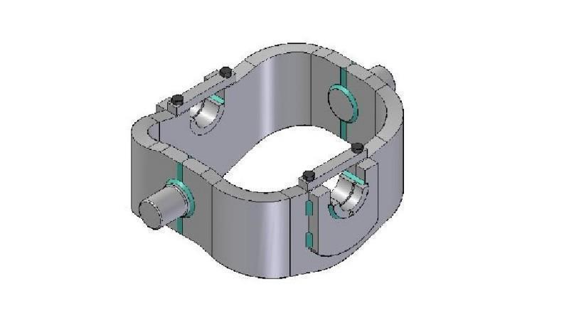 KLIETKA - KOLÍSKA  HYDRAULICKÉHO VALCA KAT.7 - 215 (25 ton)