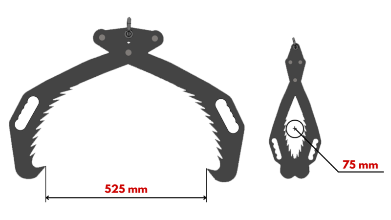 KÄSITSI METSAHAARRATS HD50 (500MM) - TSINGITUD