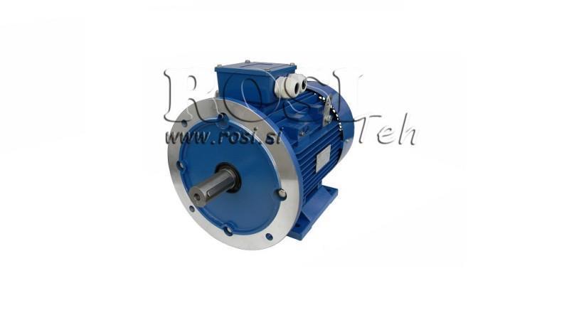 3kW-ELEKTROMOTOR MS100L2-4_1420rpm 3Faz nohy + príruba-B3B5