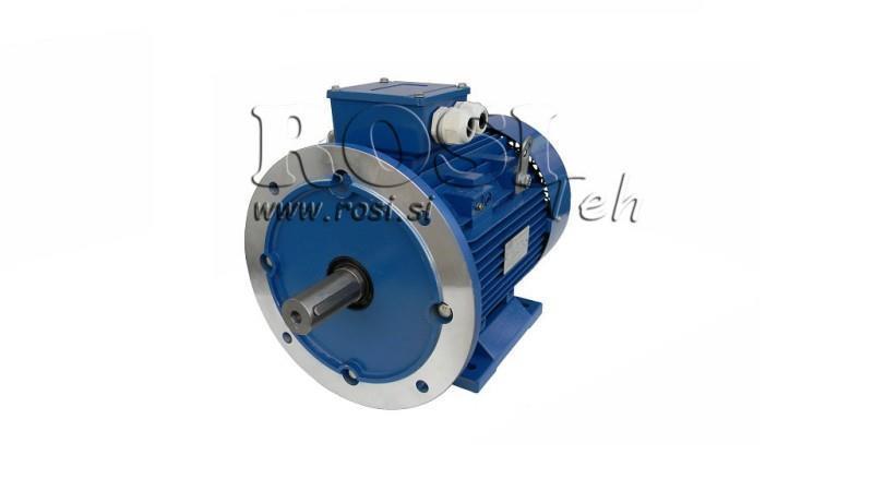 4kW-ELEKTRO MOTOR MS100L2-2_2850 okr 3Faz nogice+prirubnica-B3B5