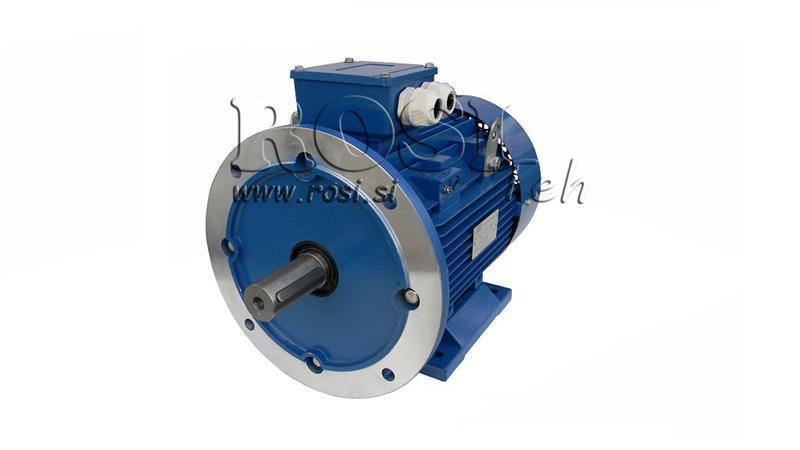 5,5kW-ELEKTRO MOTOR MS132S-4_1450vrt 3Faz nogice+prirubnica-B3B5