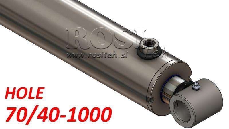 cilindro hidráulico furo 70-40-1000
