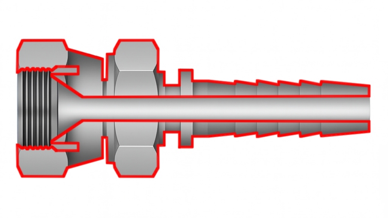 HYDRAULISCHER ANSCHLUSS JIS Japanese 60°KOMATSU WEIBLICH DN6-M14x1,5