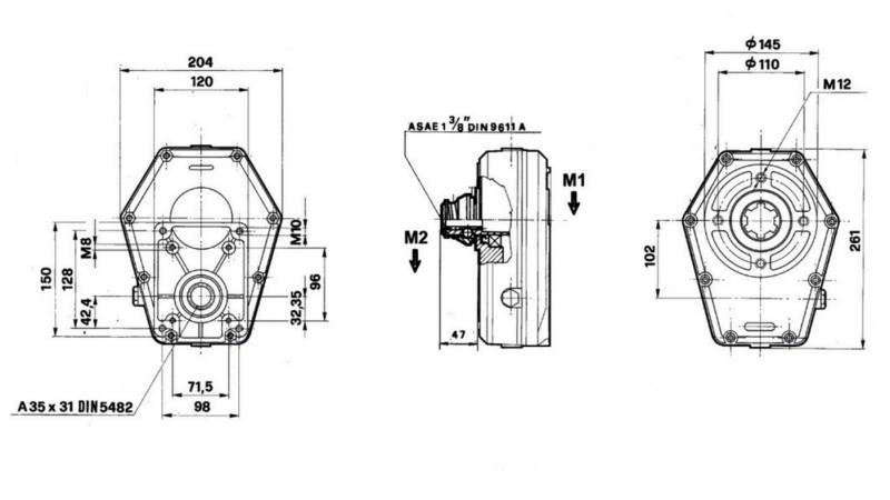 MOLTIPLICATORE GR.3 -1:3,8 DONNA SU SPILLO