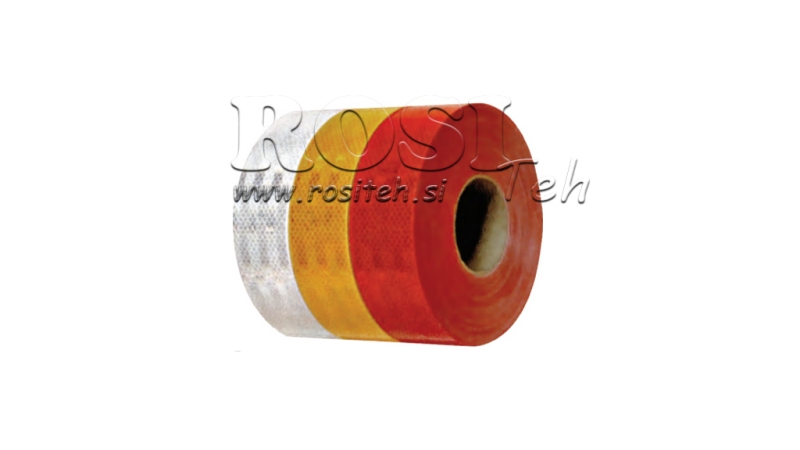 REFLEKTIERENDES BAND 3M - WEISS - 1 Meter