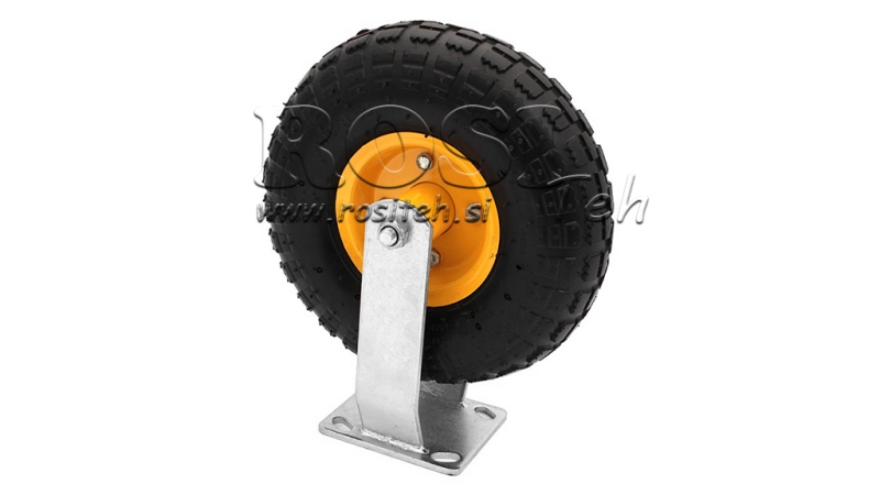 KOŁO PNEUMATYCZNE 21/25cm Z FIXOWANĄ PODSTAWĄ FC80