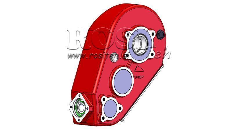 CAIXA DE CÂMBIO - CAIXA DE CÂMBIO RT800 PARA MOTOR HIDRÁULICO MP/MR/MS RAZÃO 31.7:1