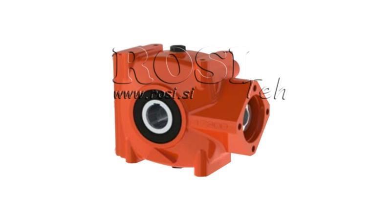 REDUCTOR - MULTIPLICATOR RT120 FOR HYDRAULIC MOTOR MP/MR/MS gear ratio 4,1:1