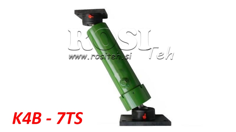 TELESKOPISK CYLINDER 4 EXTENSIONER  900MM K4B-7TS